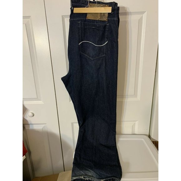 Akademiks Men's Jeans, Sz 44 Rescue Squad‎ Blue Distressed - Picture 3 of 12